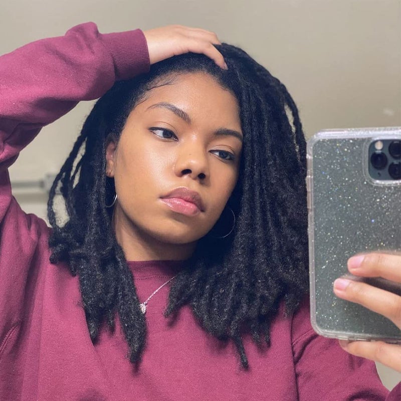10 inch 60 Strands Loc Extensions Human Hair Can Be Dyed and Bleached Dreadlock Extensions for MenWomen 100 Full Handmade Permanen Real Human Hair 10Inch60 locsNatural Black08cm